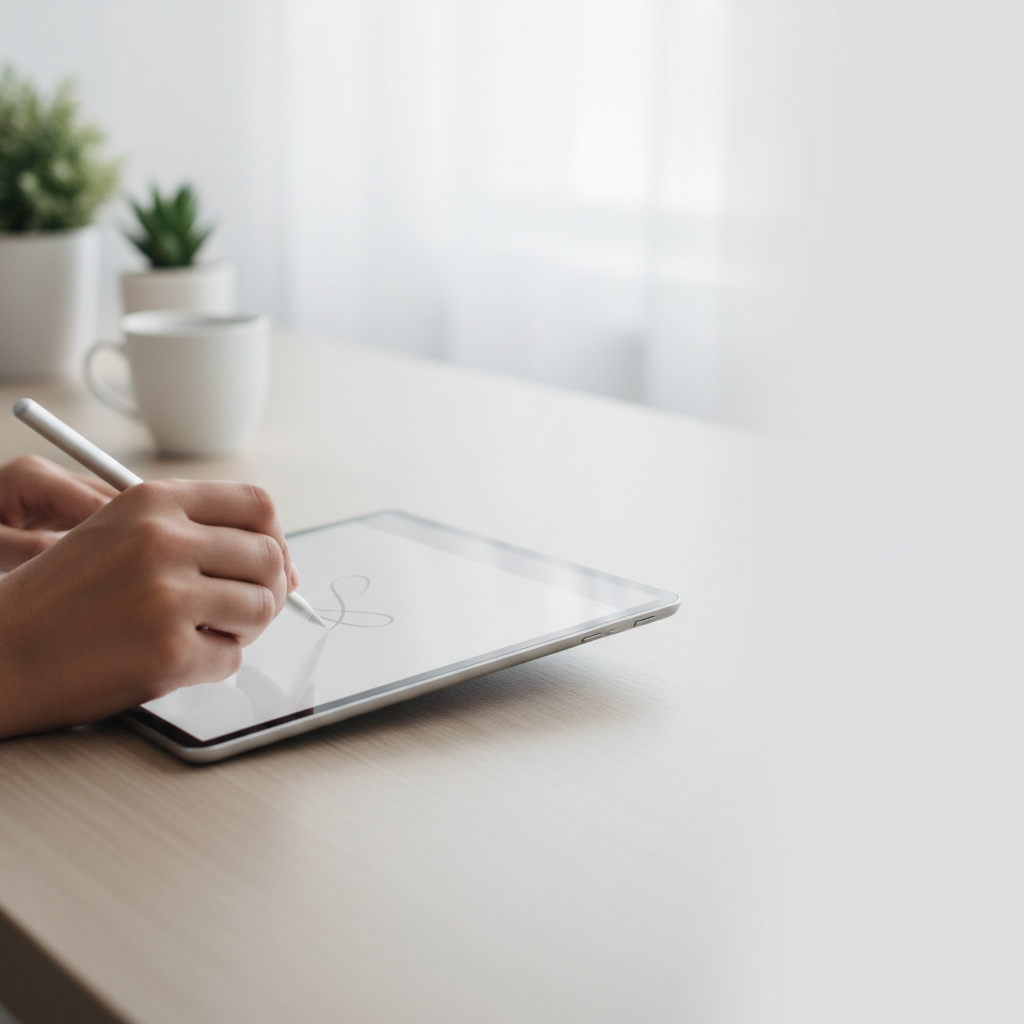 Feature: Digitale Unterschrift fixiert Leistungen – Digitale Auftragsabwicklung